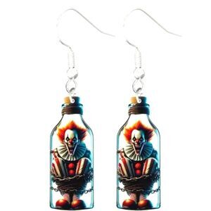 Fun Spooky horror character 5d earrings